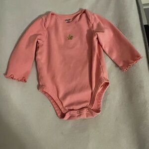 Little Me Pink Long Sleeve Bodysuit